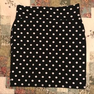 Forever 21 Polka Dot Pencil Skirt
